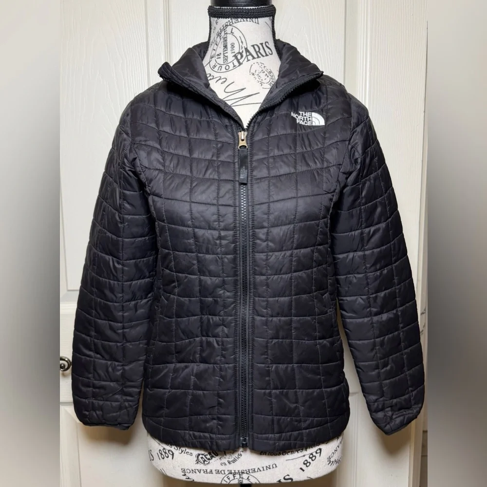 The North Face Black Quilted Puffer Style Jacket